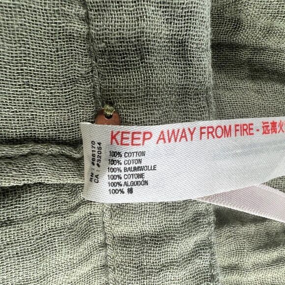 Free People Women's Olive Green Top - Picture 7 of 7